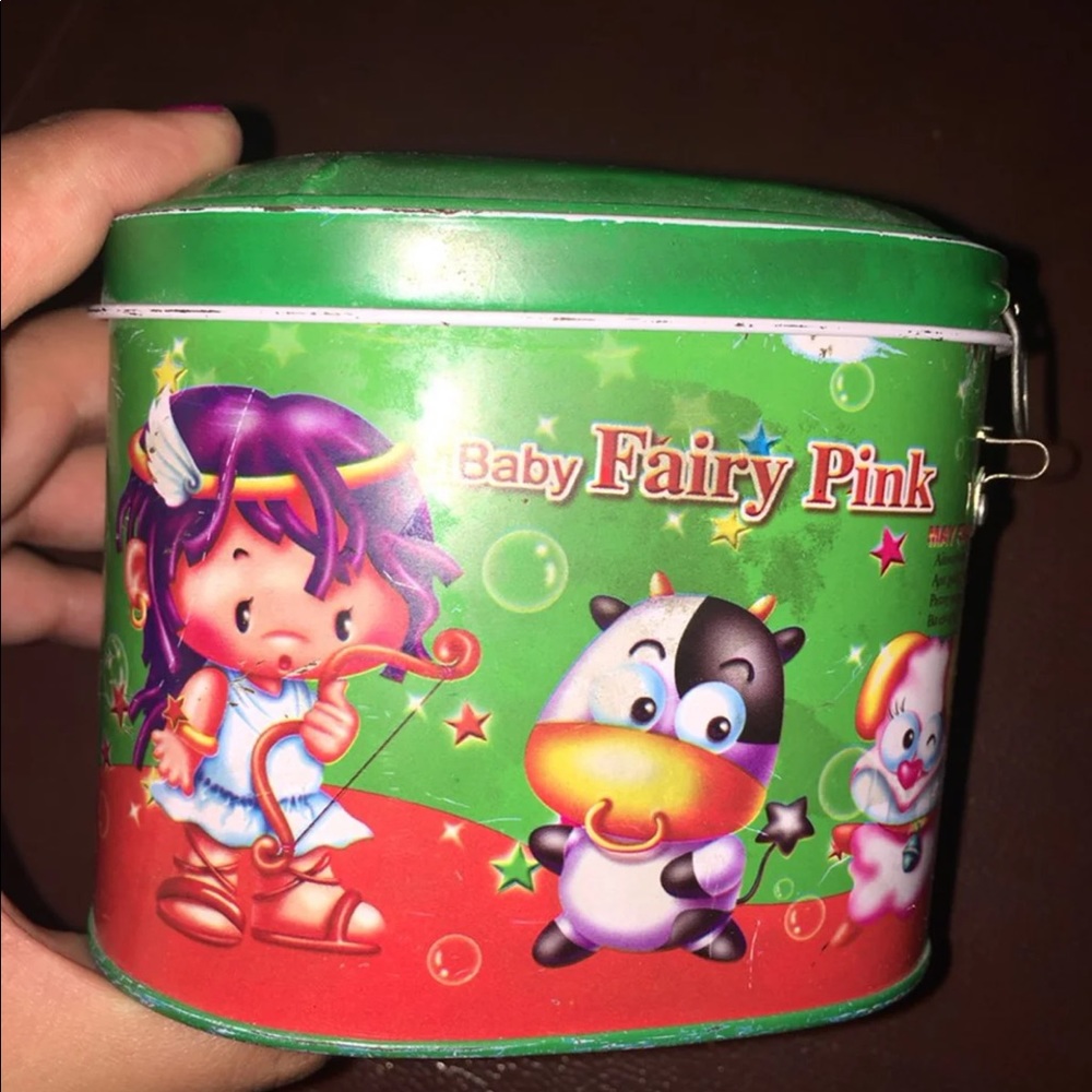 Baby fairypink 90s vintage piggybank collecto rare